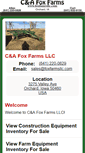 Mobile Screenshot of foxfarmsllc.com